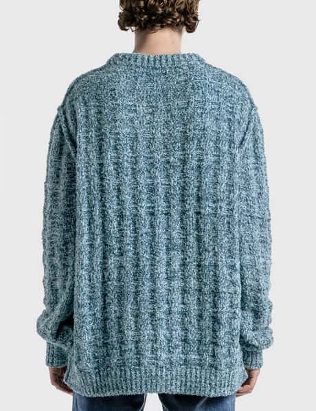 Bouclé knit sweater - Man