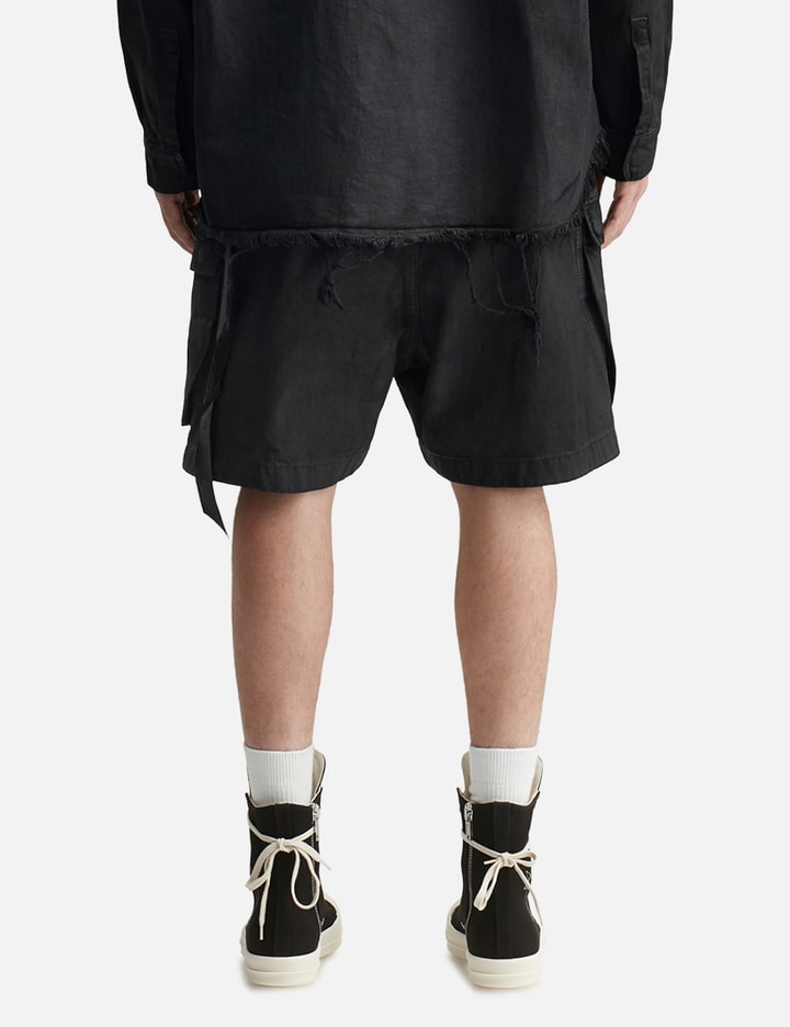 CARGOBELA SHORTS IN BLACK WAX DENIM Placeholder Image