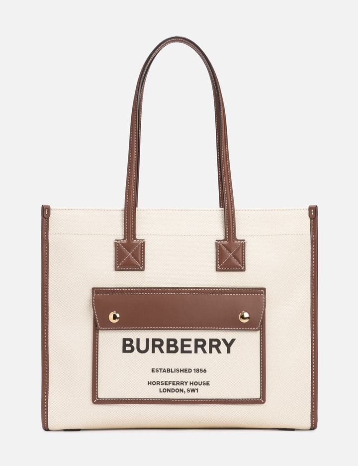 Burberry - Small Freya Tote Bag  HBX - Globally Curated Fashion and  Lifestyle by Hypebeast