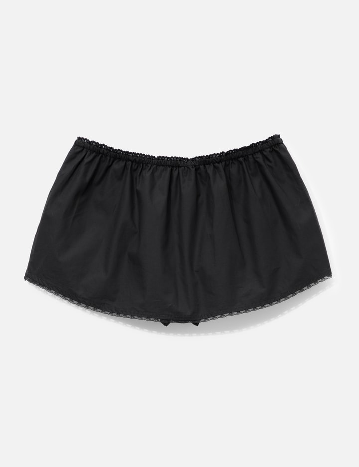 G Classic Lace-Up Mini Skirt