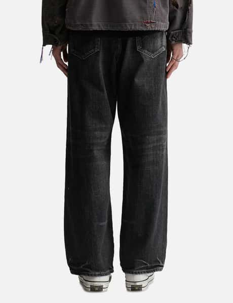 NEIGHBORHOOD - WASHED DENIM DP WIDE PANTS | HBX - Globally Curated 