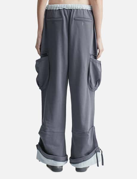 Utility Contrast Trim Jersey Pants view 9