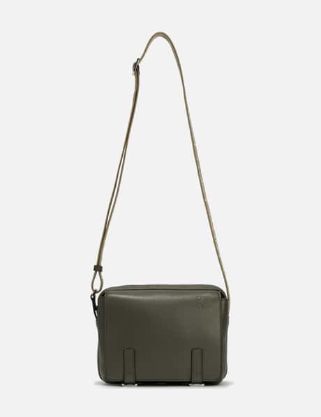 LOEWE, Extra Small Military Leather Messenger Bag, Men