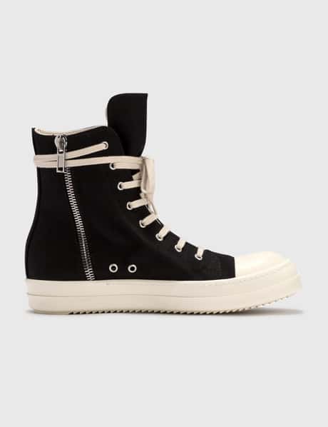 Rick Owens Drkshdw - デニム ハイ トップ スニーカー | HBX - ハイプ 