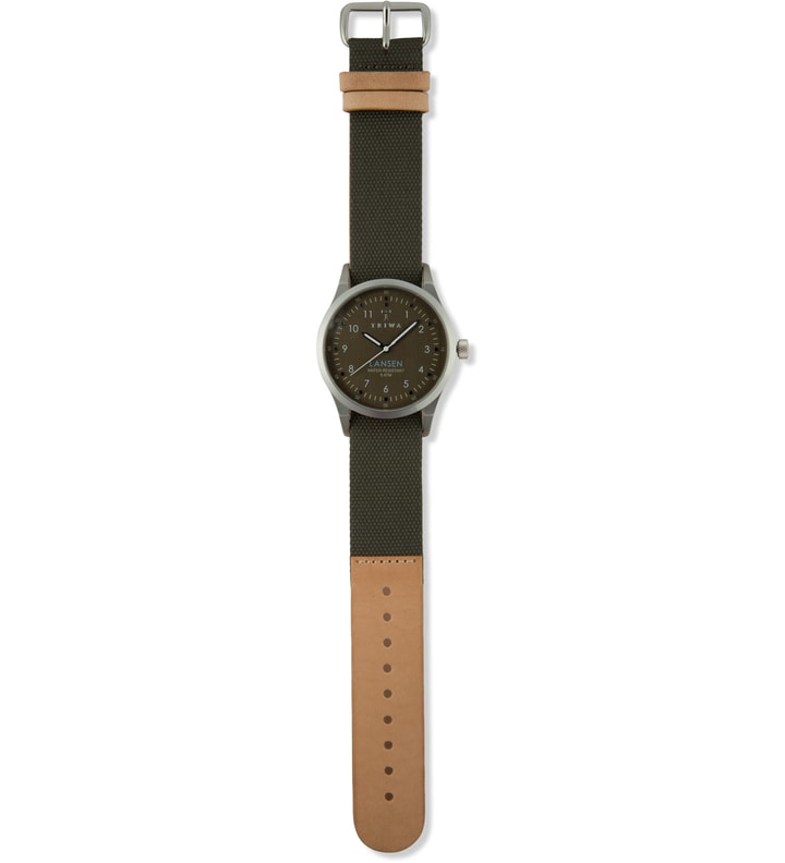 Partisan Lansen Watch w/ Army Canvas Mono Strap Placeholder Image