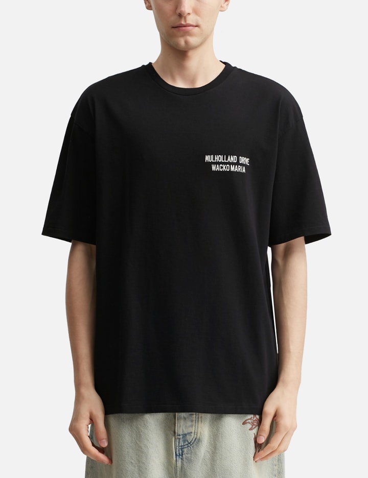 WACKO MARIA Mulholland Drive / Washed Heavy Weight Crewneck T-Shirt