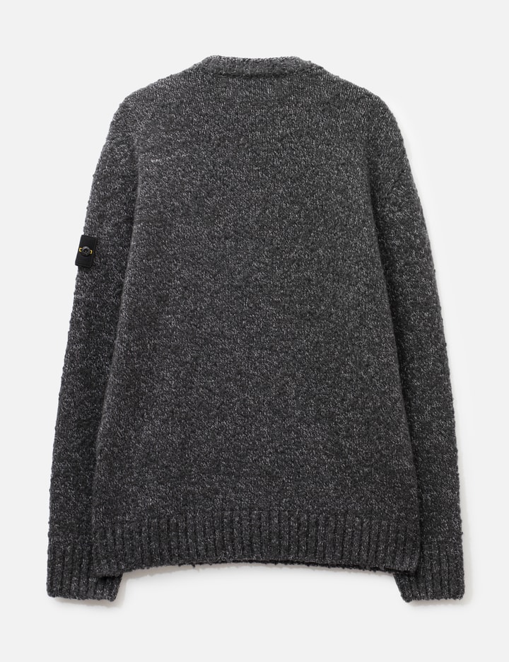 Stone Island Speckled Wool Nylon Crewneck Jumper