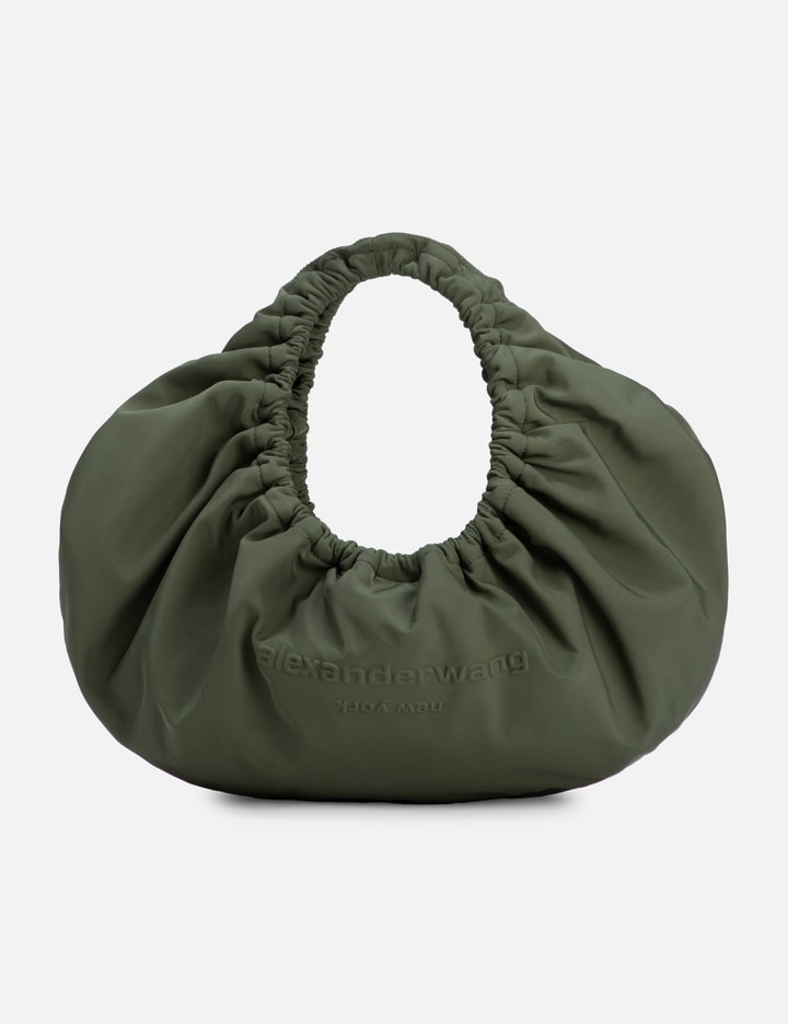 Shop Alexander Wang Crescent Medium Shoulder Bag In Green