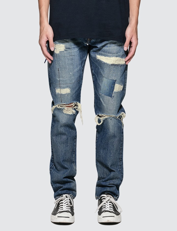 Remake Regular Straight Denim Jeans Placeholder Image