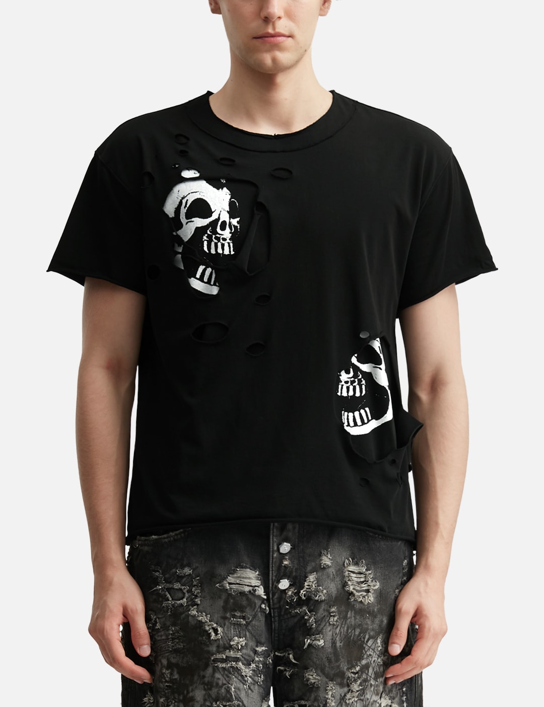 Dead Inside Double Layer T-Shirt view 11