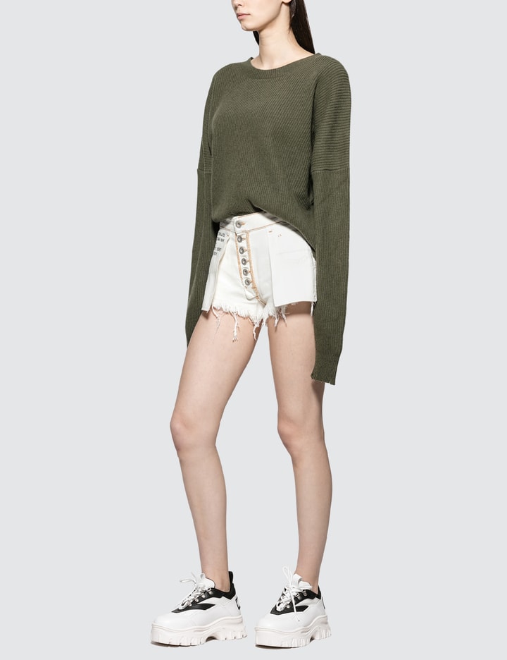 Washout Denim Reversed Shorts Placeholder Image