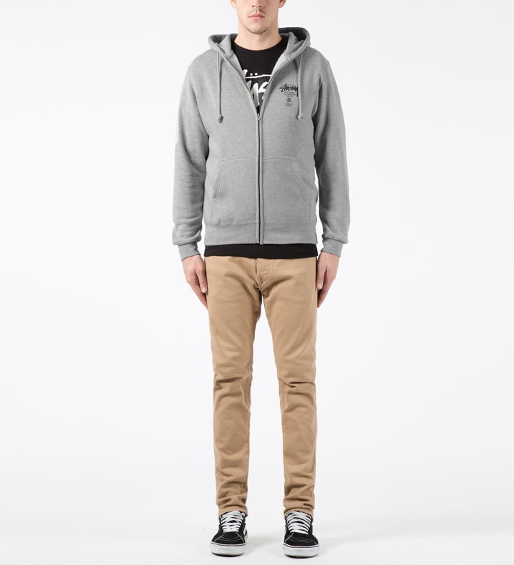Heather Grey World Tour Zip Hoodie Placeholder Image