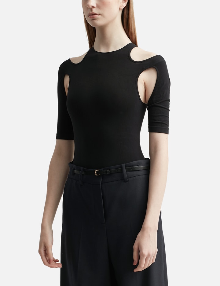 Cut-Out Detail Sculpted Body Top Placeholder Image