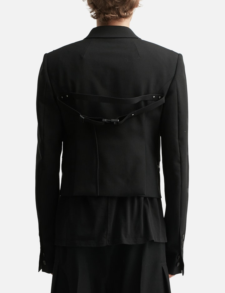 Rick Owens Alice Panelled Jacket In Black