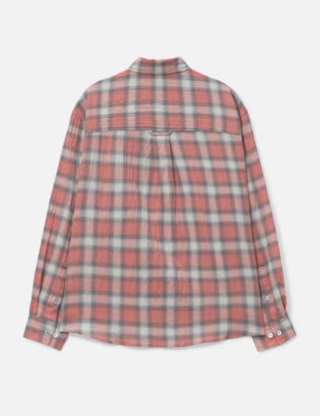 Seersucker Ombre Checkered Shirt view 8