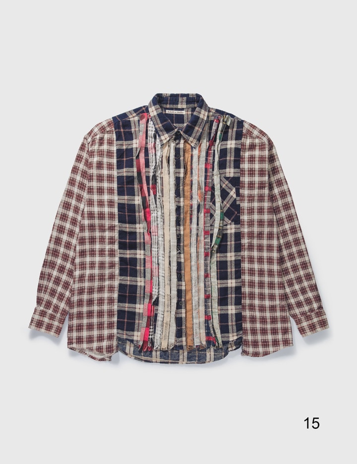 Ribbon Wide Flannel Shirt Placeholder Image