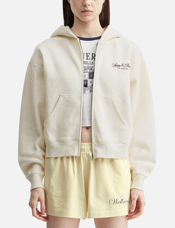 Sporty & Rich Vendome LA Embroidered Zip Hoodie