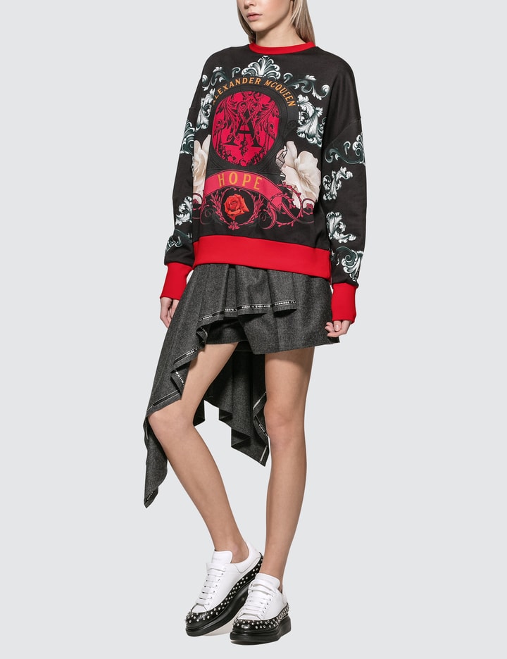 Wool Shorts With Pleated Panel Placeholder Image