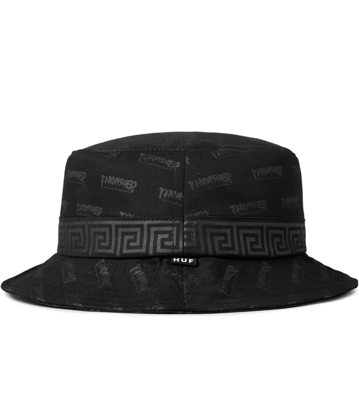 HUF x THRASHER Black Asia Bucket Hat Placeholder Image