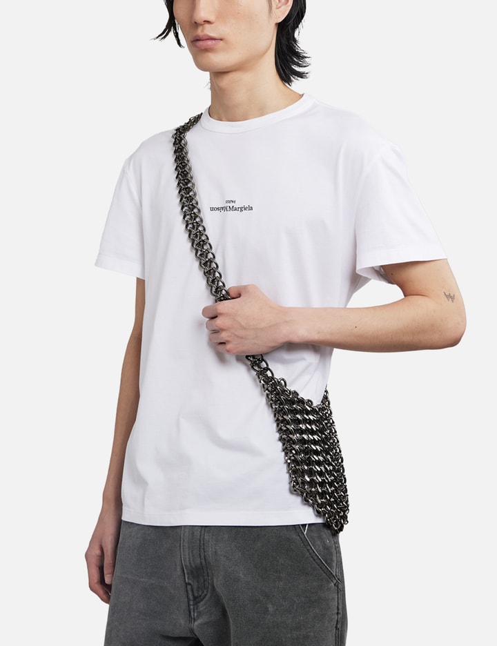 CHAINMAIL CROSSBODY BAG - GUNMETAL Placeholder Image