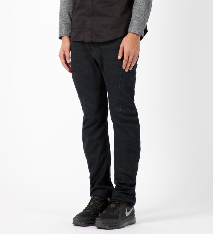 Black 1 P1 F-1401 Denim Wash Pants Placeholder Image