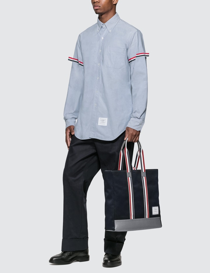 Thom Browne Classic Button Down Point Collar Shirt