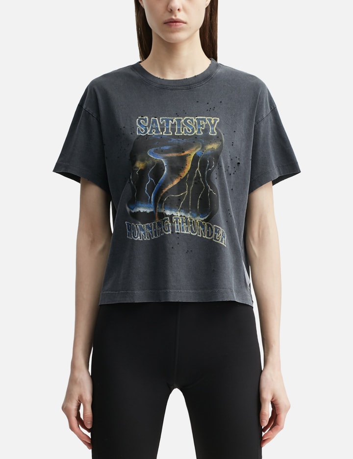 SATISFY MothTech™ T‑Shirt With Tornado Print