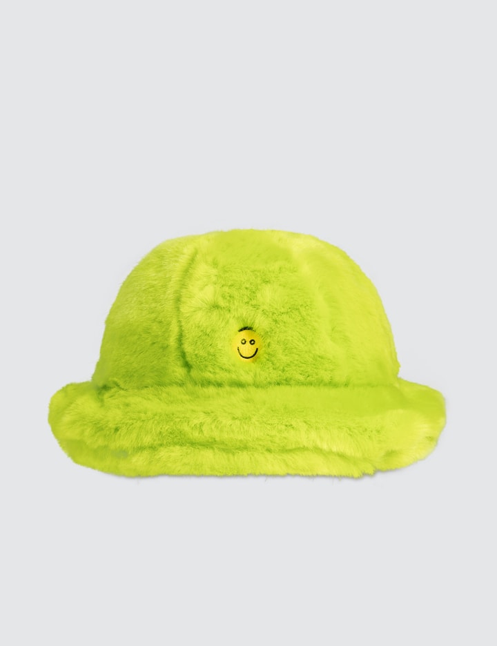 Smile Faux Fur Bucket Hat Placeholder Image