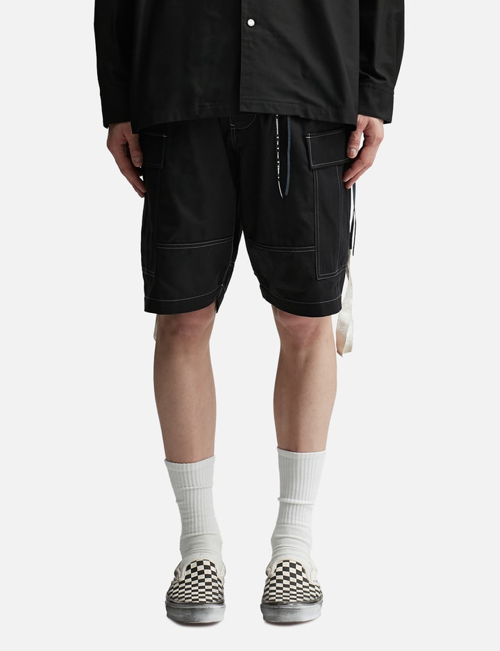 Shop Mastermind Japan Easy Cargo Shorts In Black