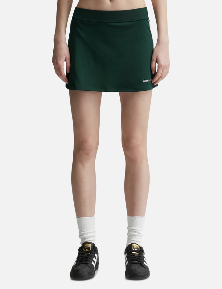 Sporty &amp; Rich New Serif Court Skirt In Green