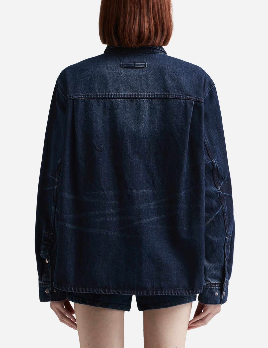 Pin-Tuck Denim Shirt view 10
