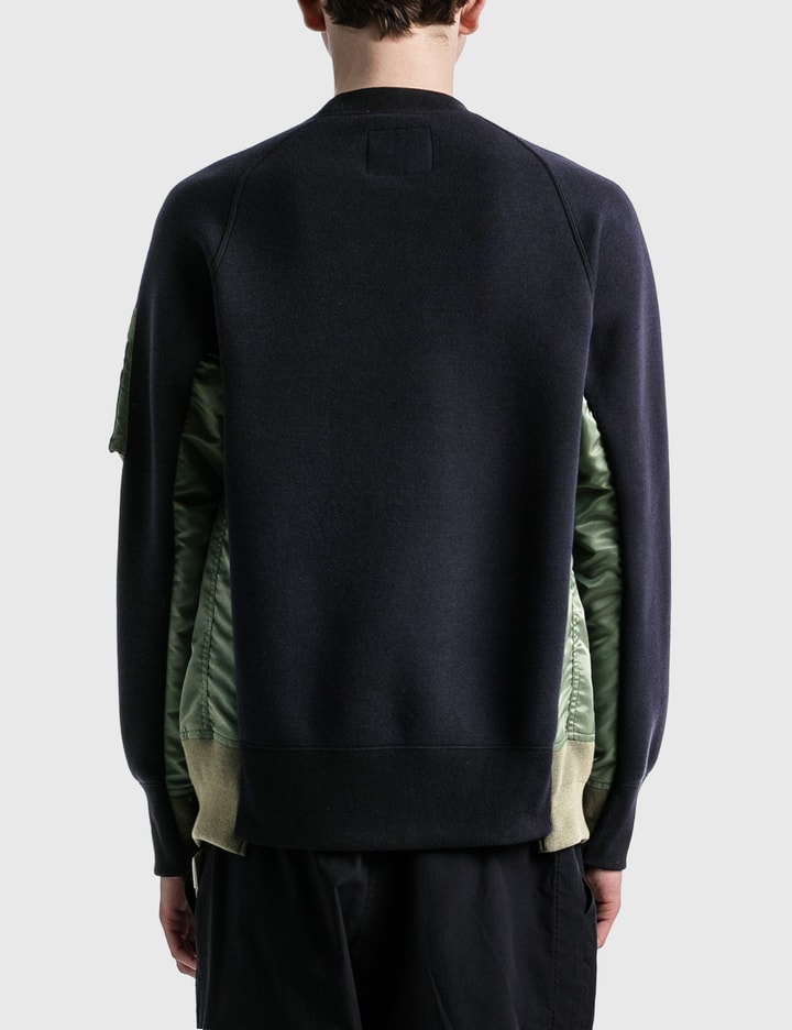 Sacai - スポンジスウェット MA-1 プルオーバー | HBX - ハイプ 