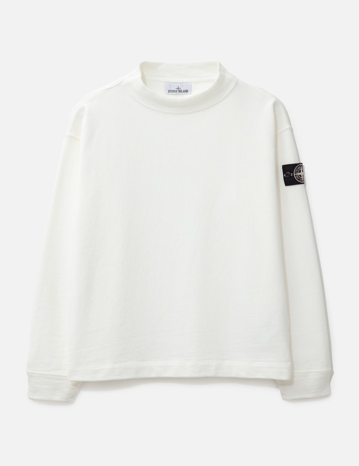 Knit-look Cotton Raw Beauty Sweatshirt Placeholder Image