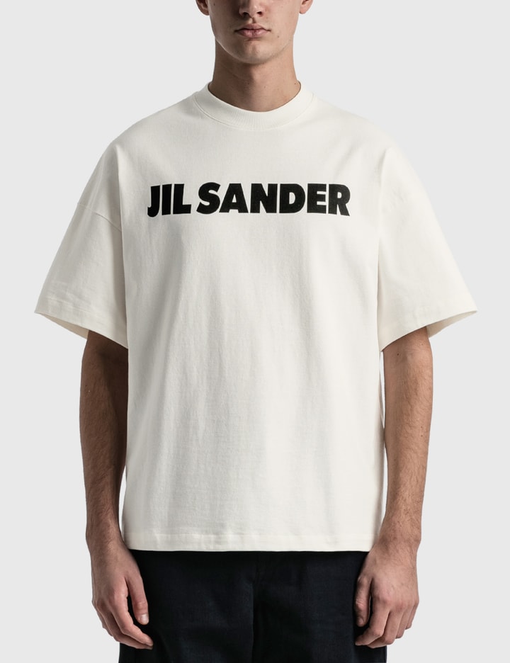 Jil Sander 로고 면 티셔츠 Placeholder Image