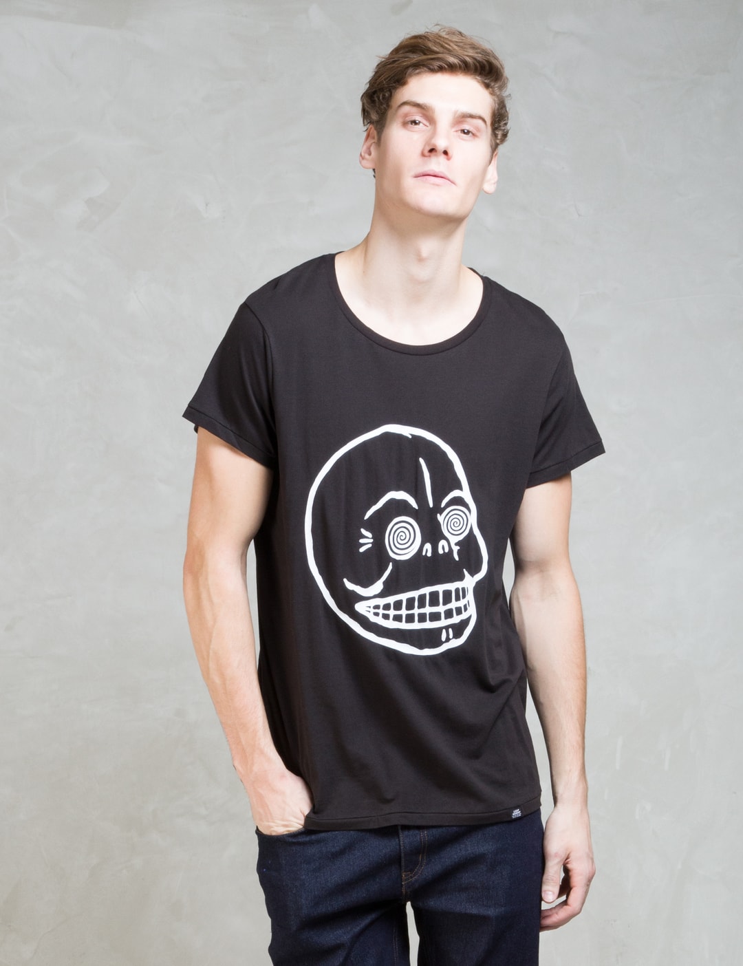Rejse At regere krigerisk Cheap Monday - Hypno Skull Cap S/S T-shirt | HBX - Globally Curated Fashion  and Lifestyle by Hypebeast