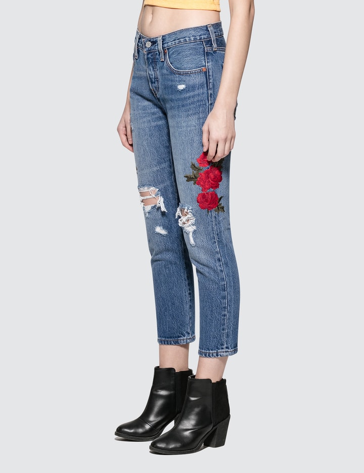 "Custom Blues" 501 Cropped Taper Jeans Placeholder Image