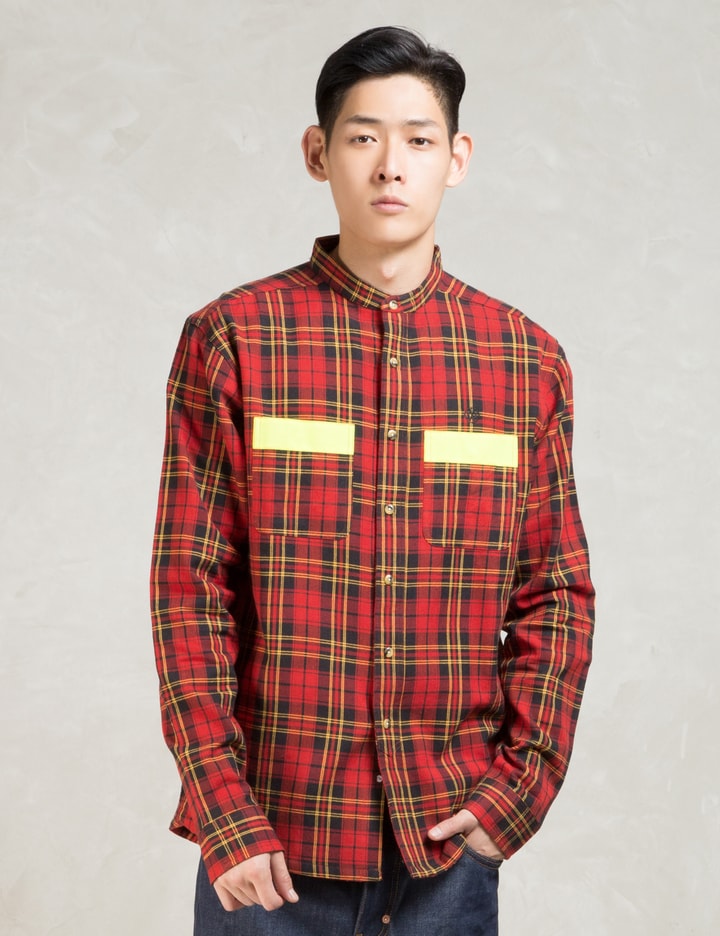 Red L/S Safety First Workshirt Placeholder Image