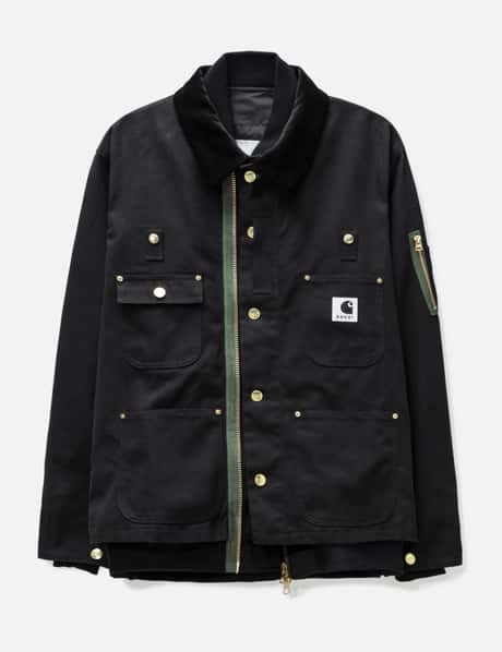 Sacai - Sacai X Carhartt WIP Canvas x MA-1 Jacket Michigan | HBX  