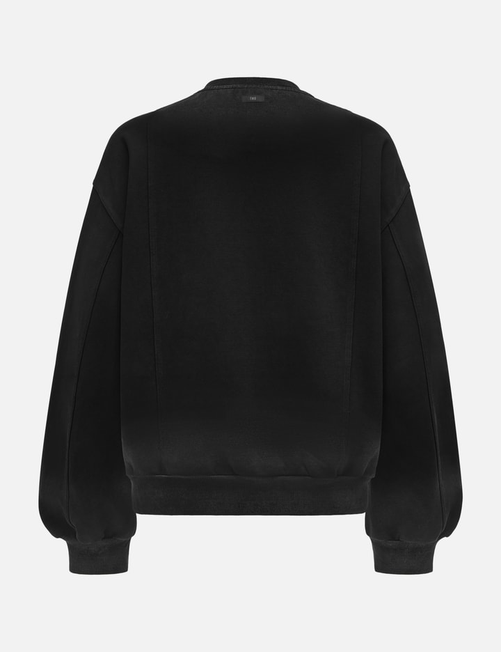 TEAM WANG design Reset Washed Crewneck Sweatshirt