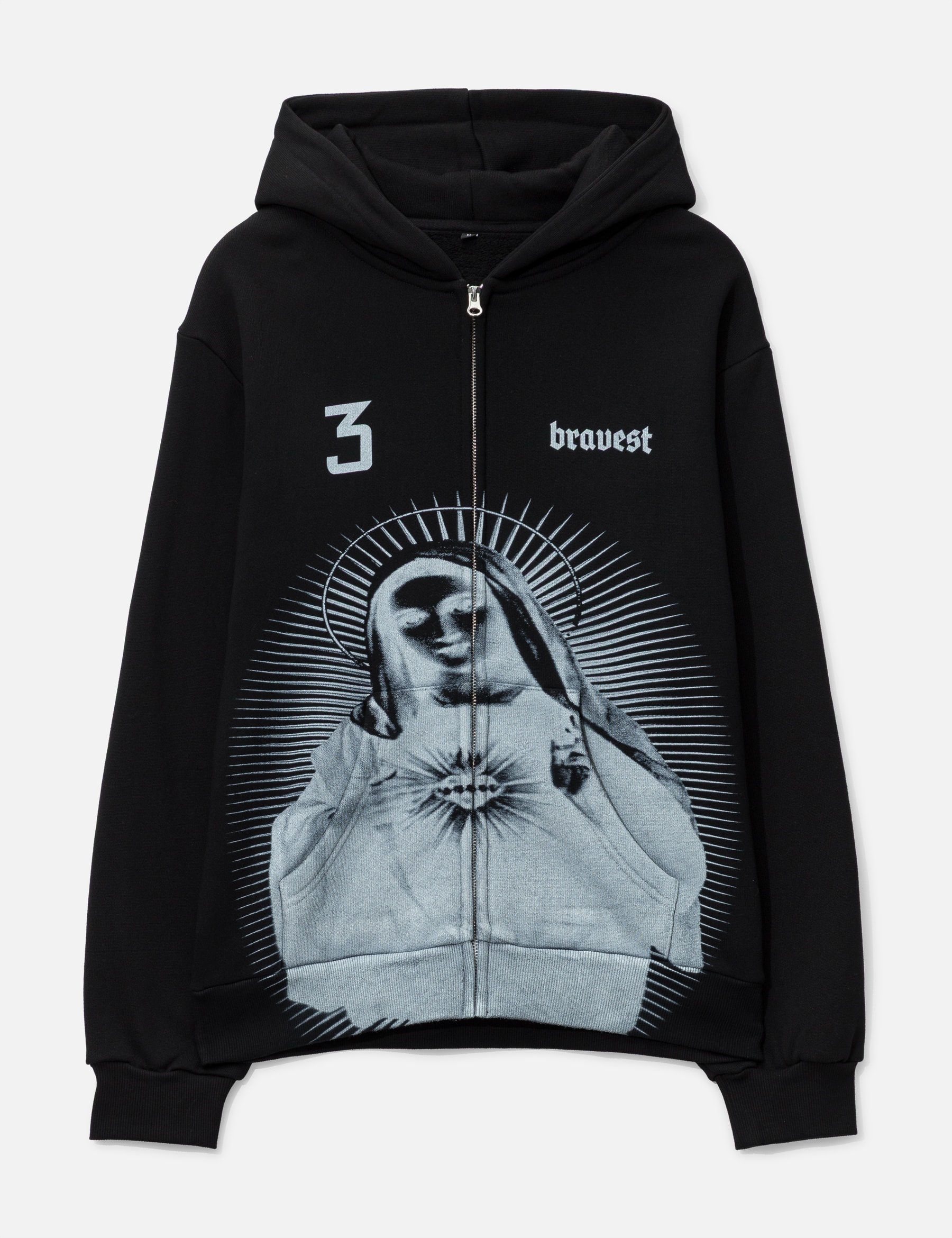 Black Mary Zip Up Hoodie view 19