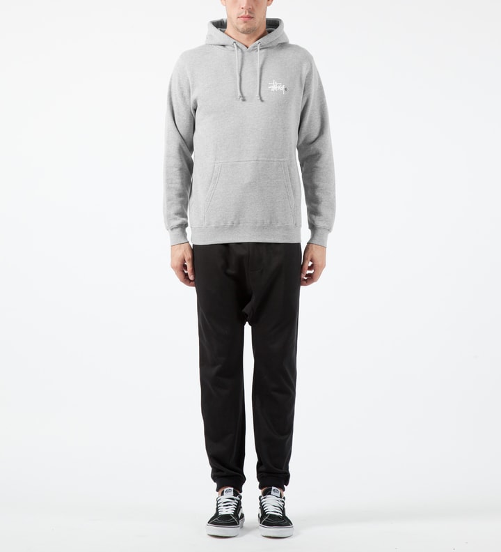 Heather Grey Basic Logo Hoodie Placeholder Image