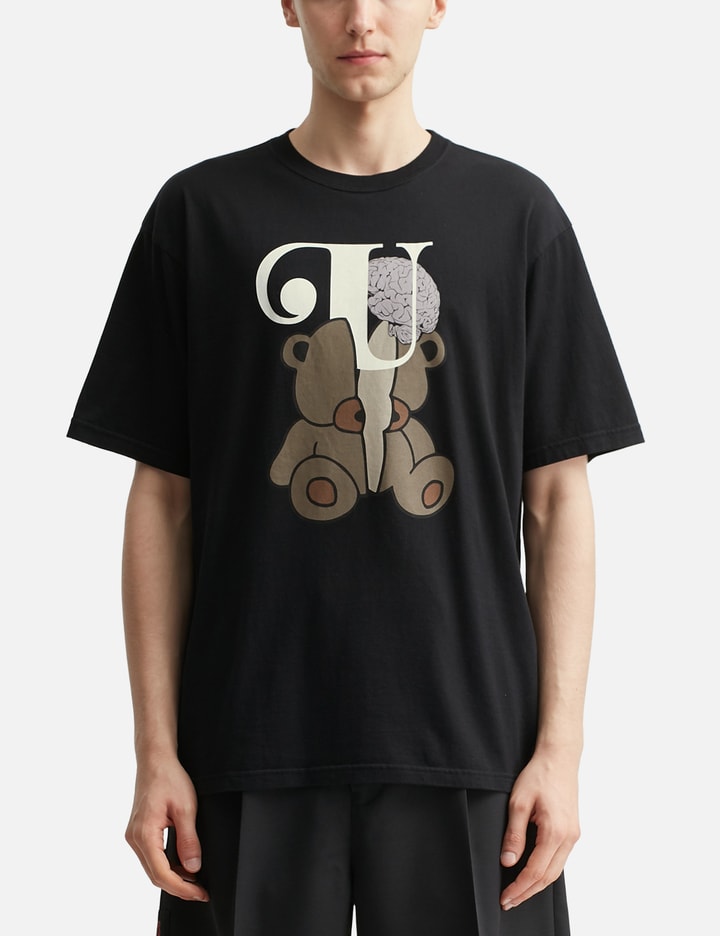 UC1E3801Halved Bear U Short Sleeve T-shirt Placeholder Image