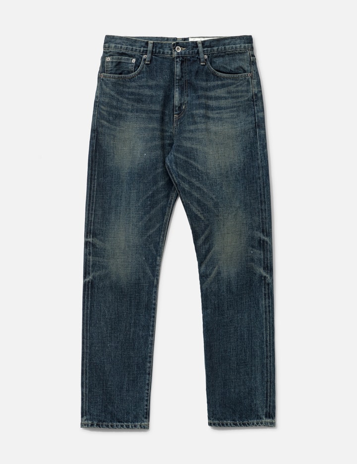 Shop Neighborhood Washed Denim Dp Mid Pants