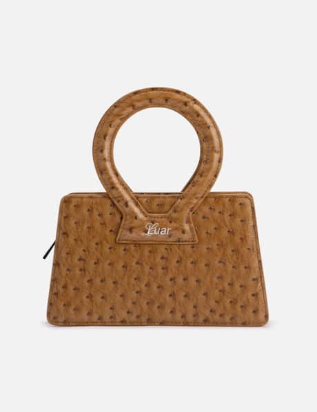 Luar Leather Ostrich Small Ana