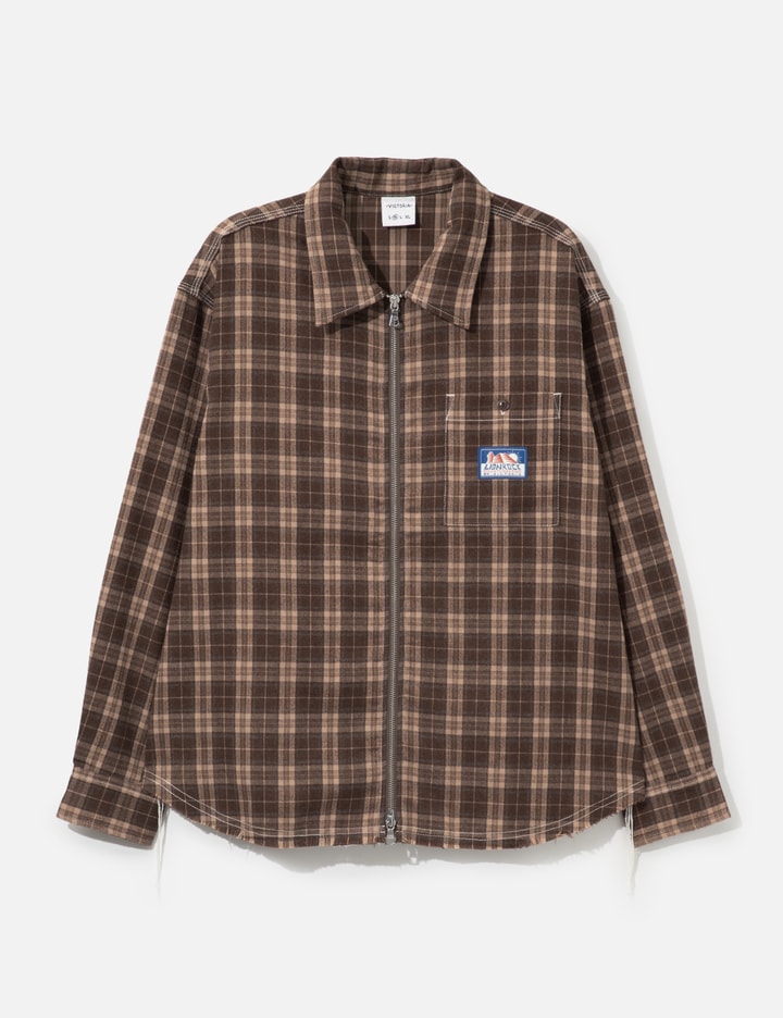 Victoria Plaid Zip Shirt