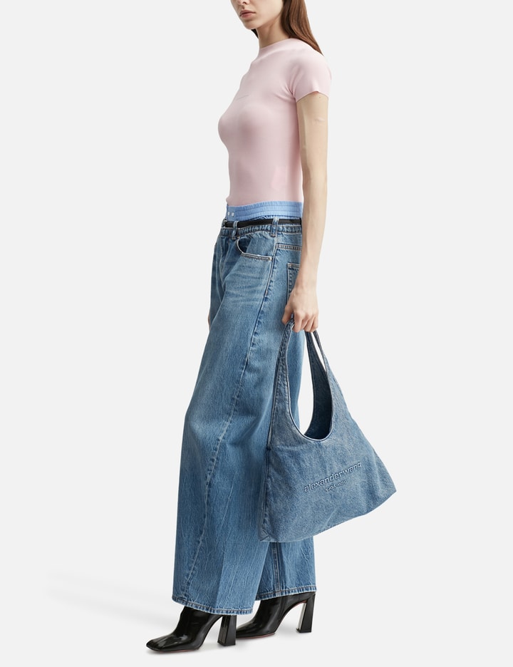 Alexander Wang Denim Pike Medium Hobo