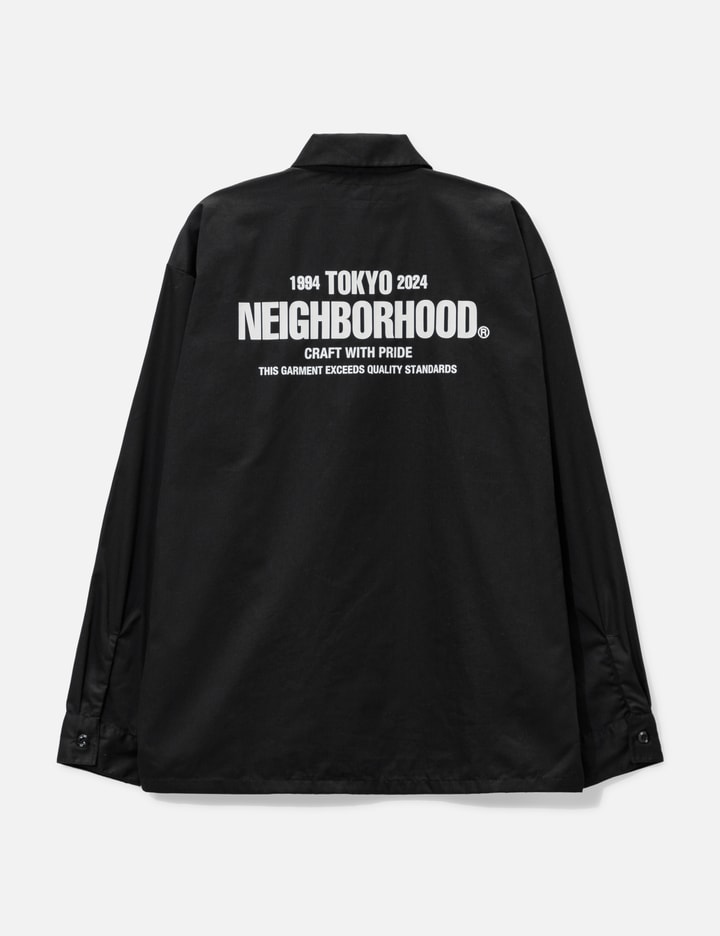 Shop Neighborhood Classic Work Shirt Ls In Black