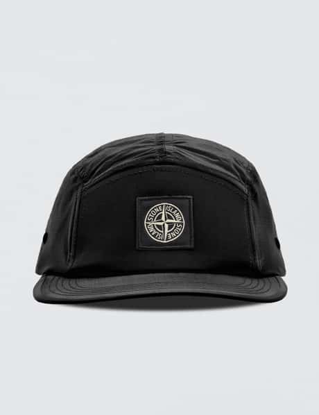 Stone Island Panel Logo Cap HBX - Main Image
