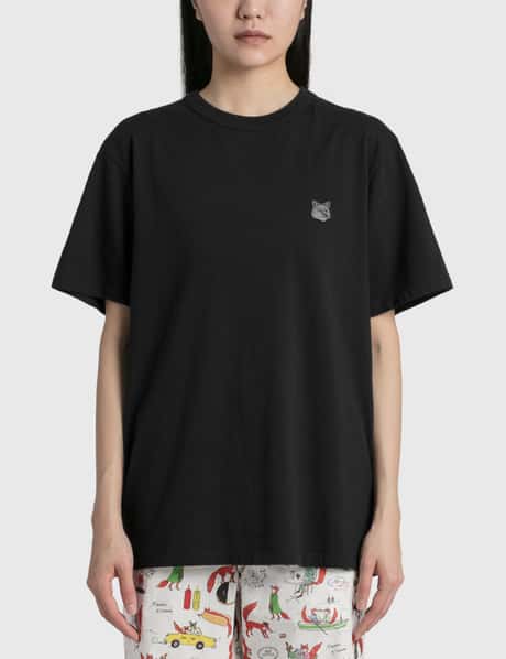 Maison Kitsune モノクローム フォックスヘッドパッチ クラシックTシャツ
