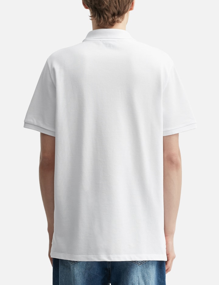 Ami Alexandre Mattiussi Ami De Coeur Polo Shirt In White